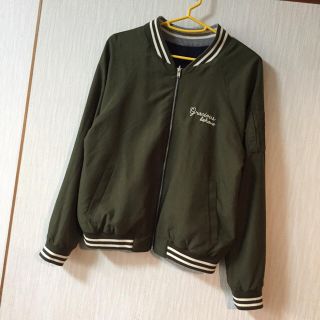 オリーブデオリーブ(OLIVEdesOLIVE)の[美品]オリーブデオリーブ MA-1 ブルゾン リバーシブル ハニーズ アベイル(ブルゾン)