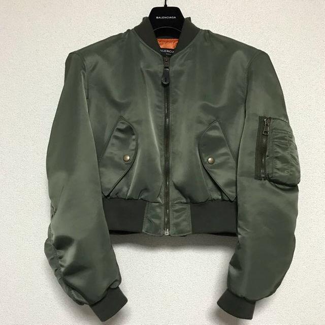 BALENCIAGA 17ss Boxy Bomber Jacket