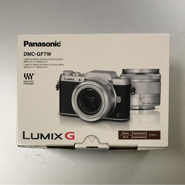 Panasonic ミラーレス一眼カメラ DMC-GF7ダブルズームレンズキット