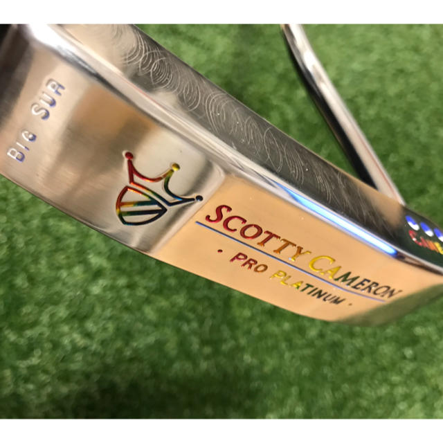 Scotty Cameron(スコッティキャメロン)のスコッティキャメロン プロプラチナム ビッグサー 中古品研磨ミラー仕上げカスタム スポーツ/アウトドアのゴルフ(クラブ)の商品写真