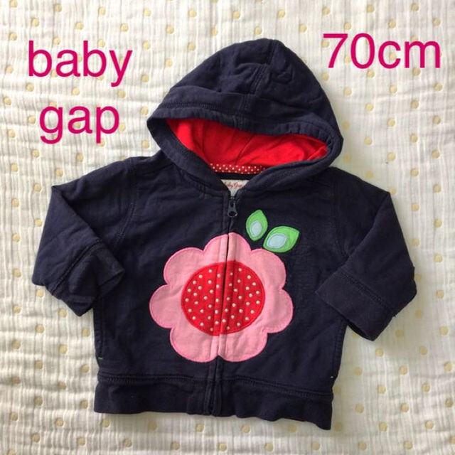 babyGAP(ベビーギャップ)のbaby gap 70cm オシャレなトップス（パーカー・トレーナー） キッズ/ベビー/マタニティのベビー服(~85cm)(その他)の商品写真