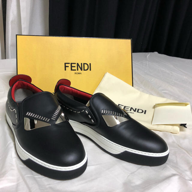 FENDI - Fendi monster モンスター  スリッポン スニーカー 26.5cm