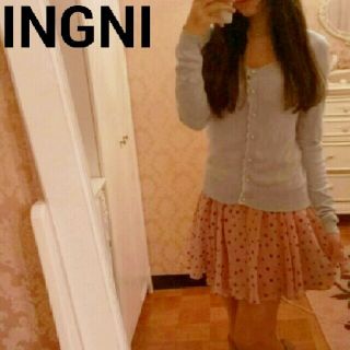 イング(INGNI)のイング♡レース付きスカパン(ミニスカート)