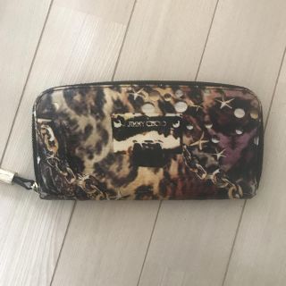 ジミーチュウ(JIMMY CHOO)のジミーチュウ 長財布 レオパード(財布)