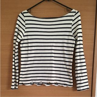 ドットアンドストライプスチャイルドウーマン(Dot&Stripes CHILDWOMAN)のスカラップ カットソー チャイルドウーマン(カットソー(長袖/七分))