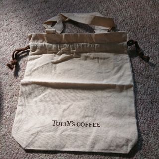 タリーズコーヒー(TULLY'S COFFEE)のTULLY'S巾着トートバッグ(トートバッグ)