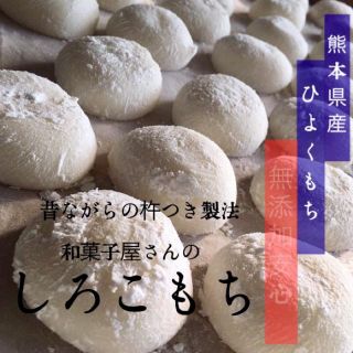 送無■和菓子屋の手作り生餅♡餅粉×家族も安心無添加♡熊本県産ひよくもち(米/穀物)