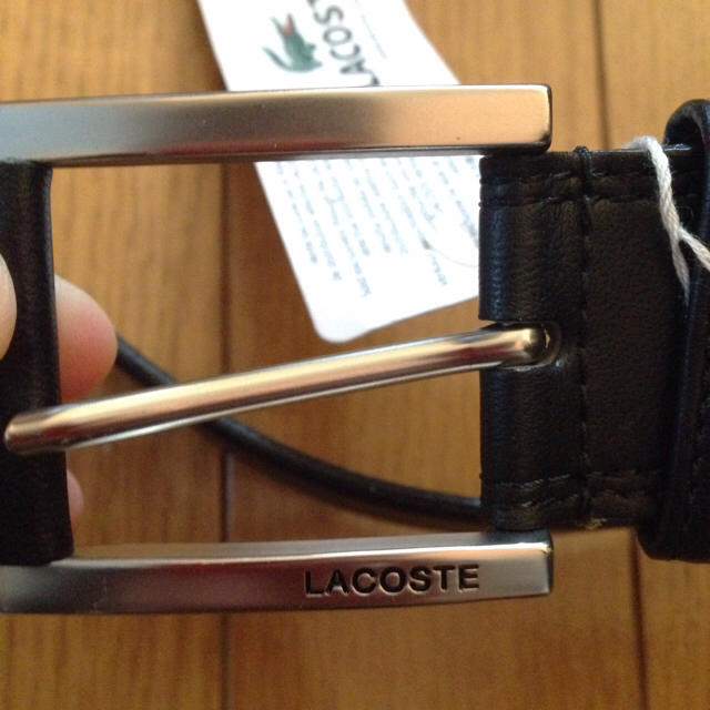LACOSTE(ラコステ)の値下げ！【新品・タグ付】ラコステベルトL メンズのファッション小物(ベルト)の商品写真
