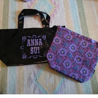 アナスイ(ANNA SUI)のアナスイ レザー風トートバッグ 巾着セット(トートバッグ)