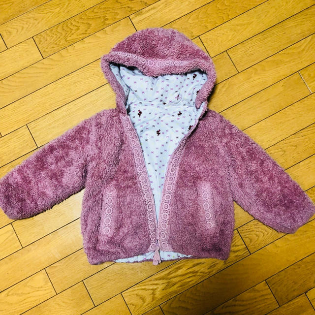 KP(ニットプランナー)のニットプランナー リバーシブルジャンパー 110 キッズ/ベビー/マタニティのキッズ服女の子用(90cm~)(ジャケット/上着)の商品写真