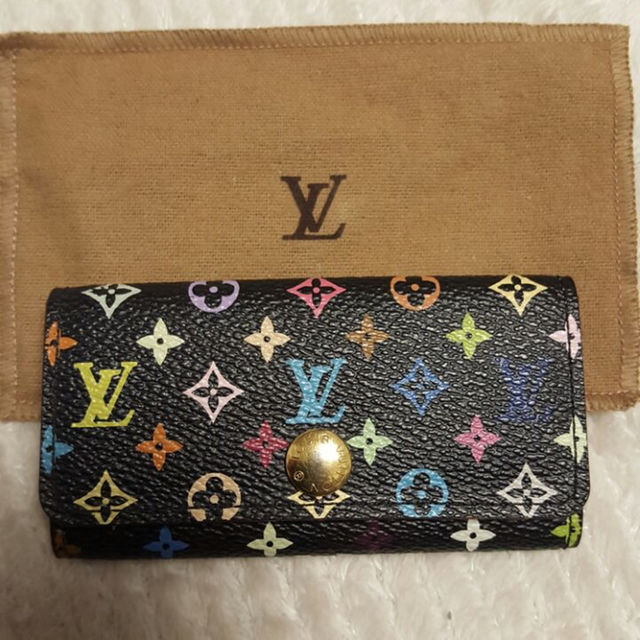 LOUIS VUITTON - LOUIS VUITTON★マルチカラー4連キーケース★ブラックの通販 by チョコ｜ルイヴィトンならラクマ