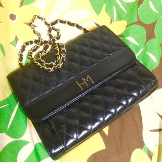 ハナエモリ(HANAE MORI)の最終値下げ❗️ハナエモリ チェーンレザー ショルダーバッグ (ショルダーバッグ)