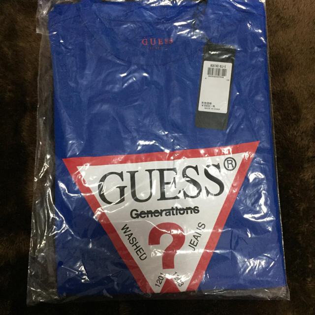 guess generations 限定 Tシャツ 青 Sサイズ