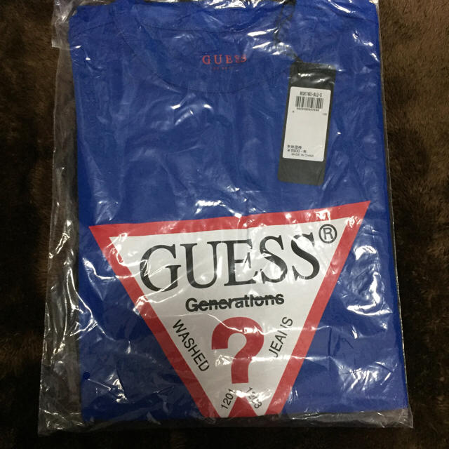 GUESS(ゲス)のguess generations 限定 Tシャツ 青 Sサイズ レディースのトップス(Tシャツ(半袖/袖なし))の商品写真
