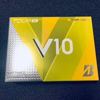 ブリヂストン(BRIDGESTONE)のブリヂストン 新品 V10 ゴルフボール イエロー(ゴルフ)