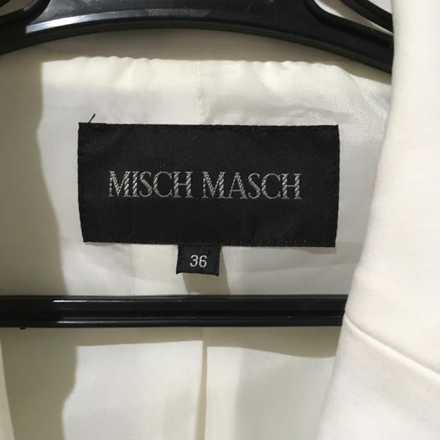 MISCH MASCH(ミッシュマッシュ)のミッシュマッシュ 36ホワイトレースジャケット　Sサイズ相当 レディースのジャケット/アウター(テーラードジャケット)の商品写真