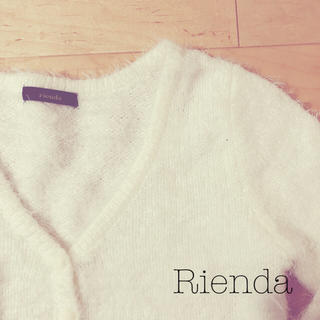 リエンダ(rienda)のrienda 素材が気持ちいい ニットカーディガン(カーディガン)