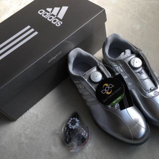 アディダス(adidas)の今期アディダスゴルフシューズレディース24.5(シューズ)