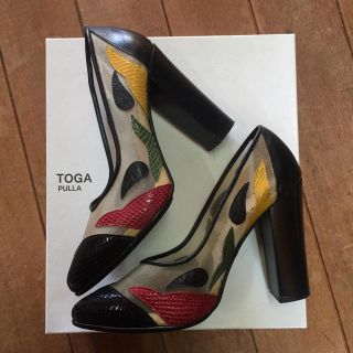 トーガ(TOGA)のTOGA PULLA ペイズリー メッシュ パンプス(ハイヒール/パンプス)