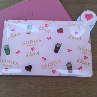 GODIVA リカちゃんコラボ カードミラー(キャラクターグッズ)