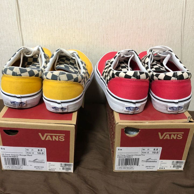 VANS(ヴァンズ)のVANS ERA チェック 26.5cm バラ売り可 メンズの靴/シューズ(スニーカー)の商品写真