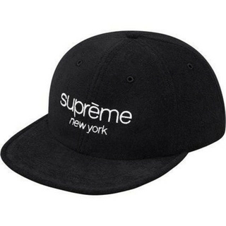 supreme クラシックロゴ　キャップ　黒