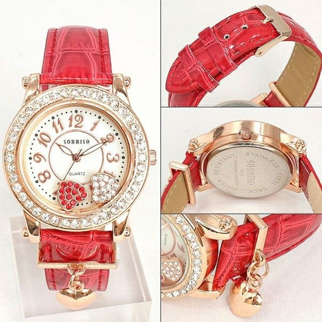大特価　チャーム　ハート　レディース　腕時計 レディースのファッション小物(腕時計)の商品写真
