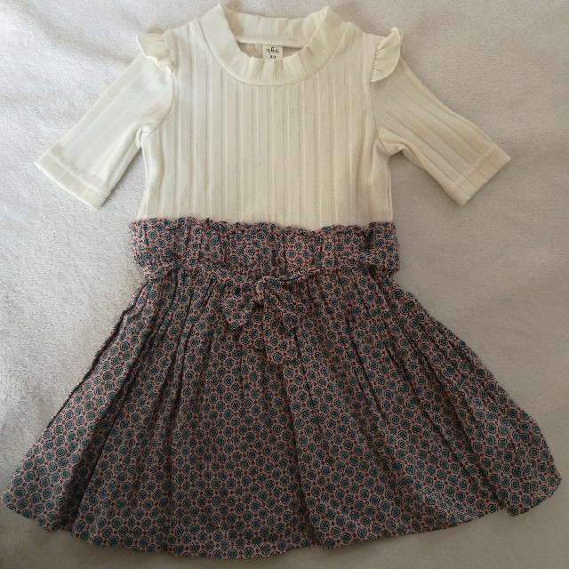 F.O.KIDS(エフオーキッズ)の80cmワンピース キッズ/ベビー/マタニティのベビー服(~85cm)(ワンピース)の商品写真