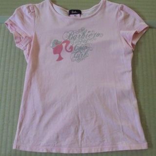 バービー(Barbie)の★140Ａ　バービー　ラインストーンのついたＴシャツ(Tシャツ/カットソー)