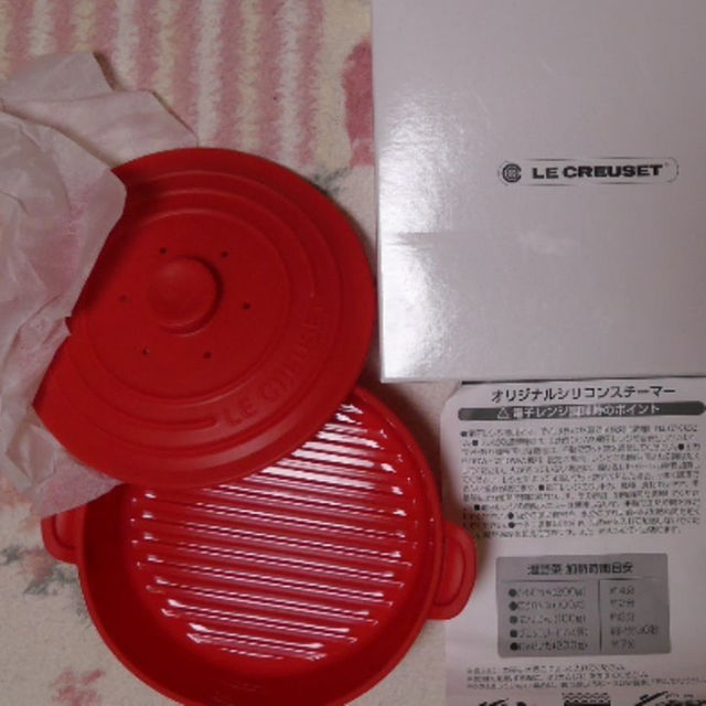 LE CREUSET(ルクルーゼ)のLE CREUSET　シリコンスチーマー インテリア/住まい/日用品のキッチン/食器(その他)の商品写真