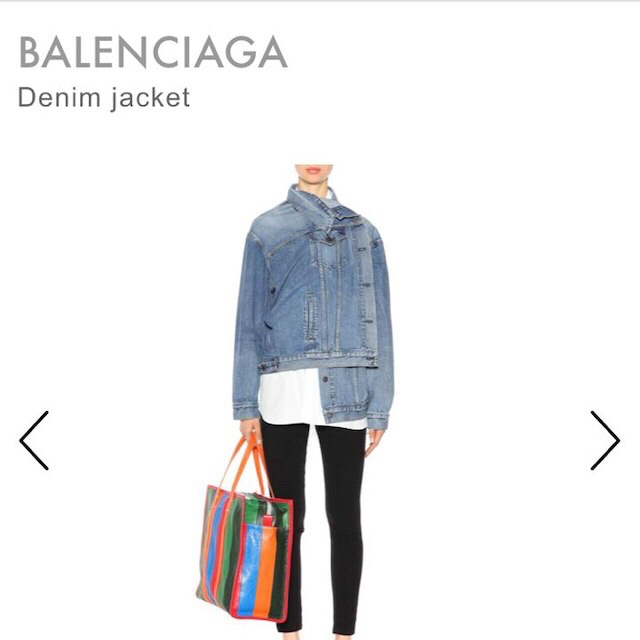 超人気新品 Balenciaga - 定価13万 balenciaga デニムジャケット G