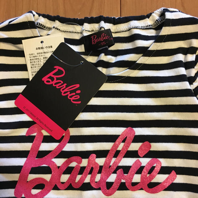 Barbie(バービー)のBarbie♡ボーダーTシャツ キッズ/ベビー/マタニティのキッズ服女の子用(90cm~)(Tシャツ/カットソー)の商品写真