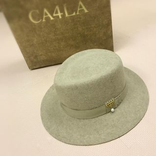 カシラ(CA4LA)のCA4LA ハット ビジューパール(ハット)