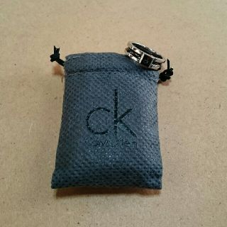 シーケーカルバンクライン(ck Calvin Klein)の☆送料込☆CK カルバン・クライン リング 指輪 ブラック 9号(リング(指輪))