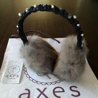 アクシーズファム(axes femme)のアクシーズファム axes femme ビジュー付 イヤーマフ 美品(イヤーマフ)