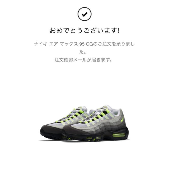 NIKE(ナイキ)のAIR MAX95 OG 27㎝ メンズの靴/シューズ(スニーカー)の商品写真