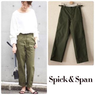 スピックアンドスパン(Spick & Span)の【美品】Spick & Span チノ ベイカーパンツ(チノパン)