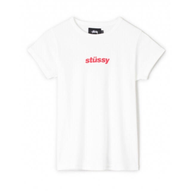 STUSSY(ステューシー)の【新品未開封タグ付き】ストゥーシー ロゴミニTシャツ レディースのトップス(Tシャツ(半袖/袖なし))の商品写真