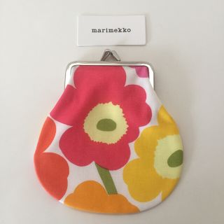 マリメッコ(marimekko)の新品未使用◆マリメッコ marimekko がま口 ポーチ ウニッコ (ポーチ)