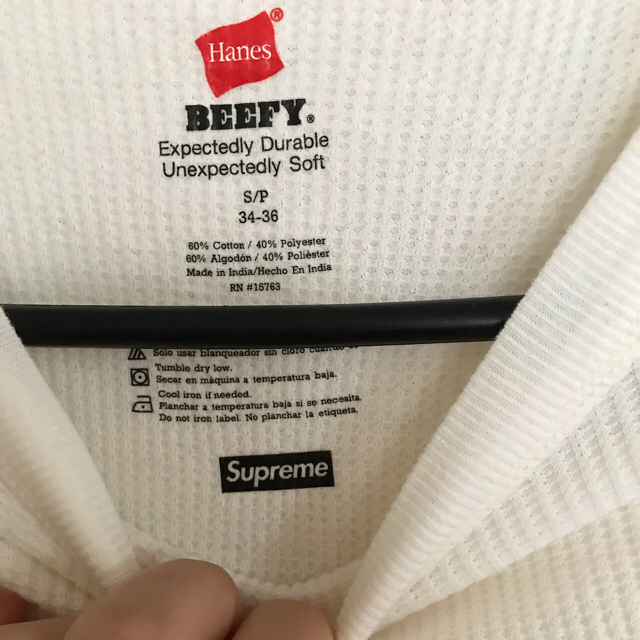 Hanes(ヘインズ)のHanes × supreme  サーマル  レディースのトップス(カットソー(長袖/七分))の商品写真