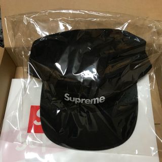 シュプリーム(Supreme)のSupreme Washed Chino Twill Camp Cap ブラック(キャップ)