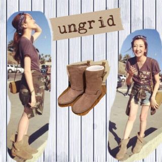 アングリッド(Ungrid)の【新品】ungrid☆ブーツ(ブーツ)