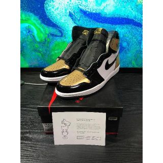 ナイキ(NIKE)のNIKE AIR JORDAN 1 RETRO HIGH OG GOLD TOE(スニーカー)