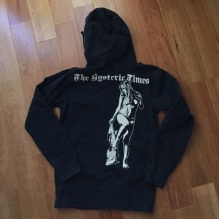hysteric glamour メンズ パーカー S 黒 ヒステリックグラマー