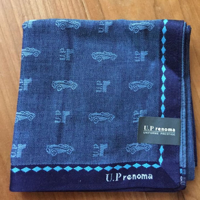 RENOMA(レノマ)のU.P renoma 未使用 タグ付き メンズハンカチ メンズのファッション小物(ハンカチ/ポケットチーフ)の商品写真
