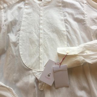 6(ROKU) COTTON DOBBY DYE SHIRT/シャツ