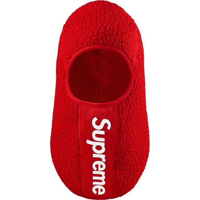 supreme Polartec Deep Pile Balaclava 赤