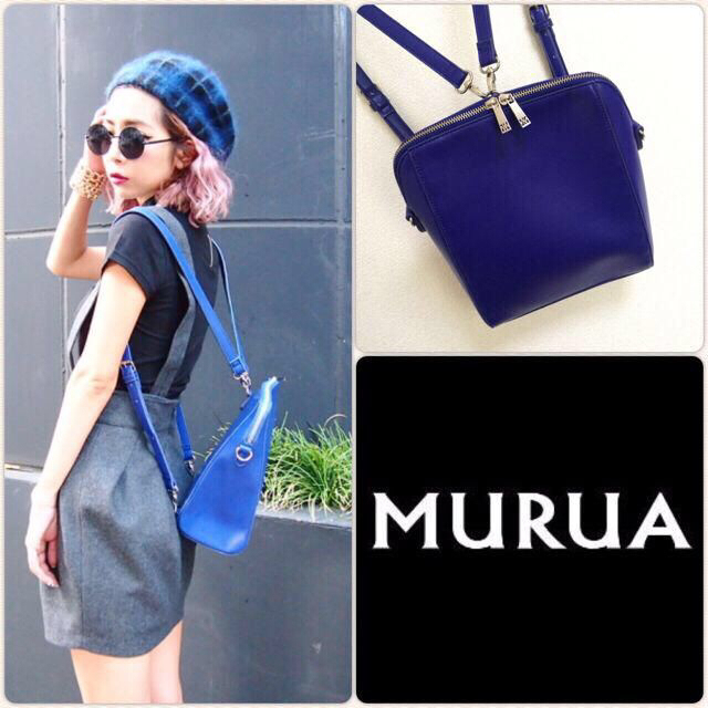 MURUA(ムルーア)のMURUA♡ミニマルスクエアリュック レディースのバッグ(リュック/バックパック)の商品写真