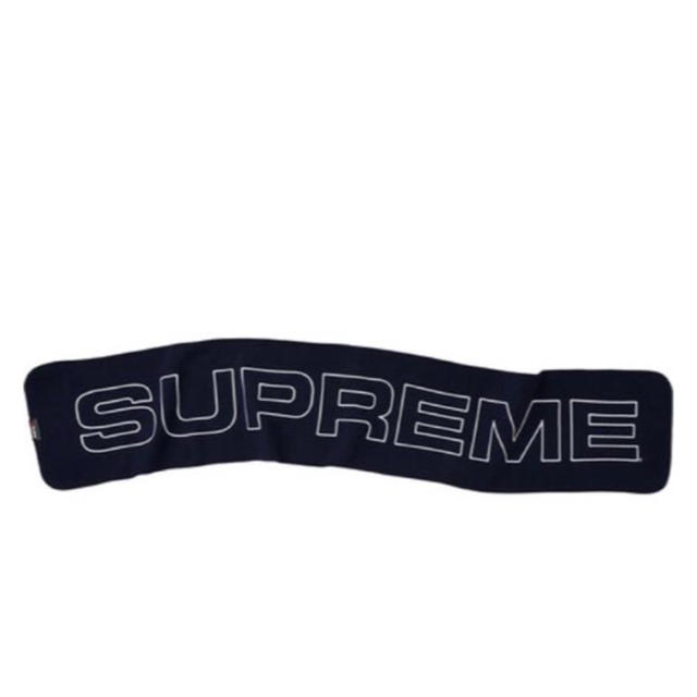 Supreme Polartec® Logo Scarf  色:ネイビー