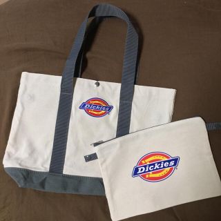 ディッキーズ(Dickies)のDickies トートバッグ&ポーチ セット グレー(トートバッグ)